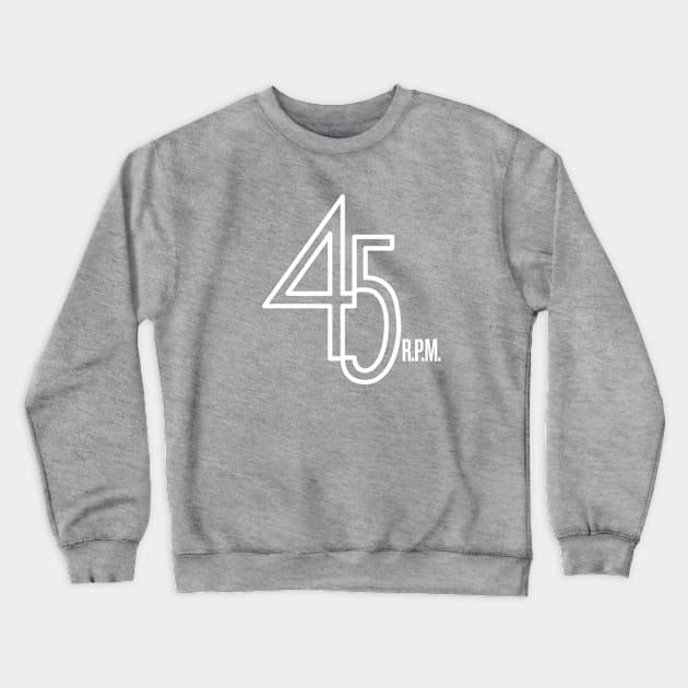 45rpm Crewneck Sweatshirt by LondonLee